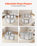 adjustable shape baby playpen for indoor and outdoor use