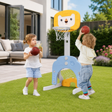 3-in-1 Adjustable Kids Basketball Hoop, Football Goal & Golf Set