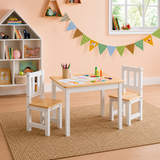 Montessori table and chairs set for children’s playrooms