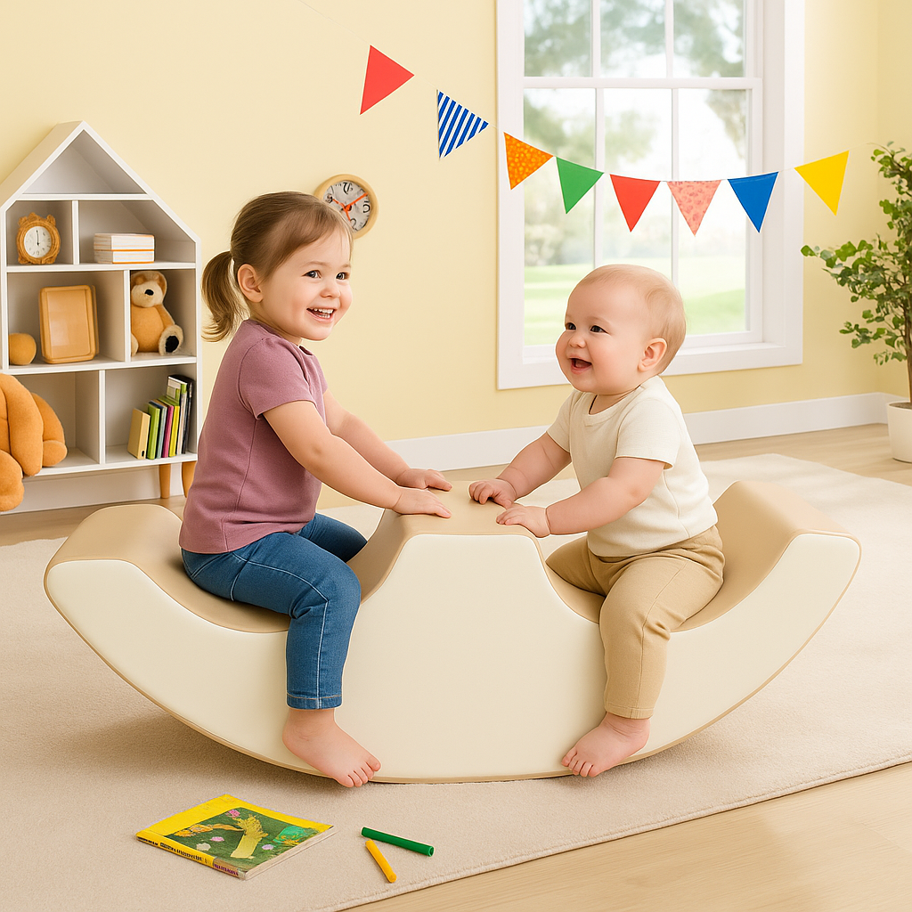 2 Seater Autism-Friendly Pikler Ride On | Soft Play Rocker | 10m+ – www ...