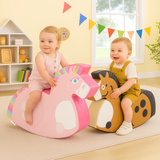 Autism-Friendly Pikler Animal Ride On Horse and Unicorn Soft Play Rockers