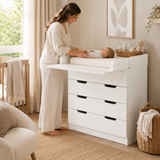 white-baby-changing-unit-4-drawers-folding-changing-top