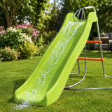 2-in-1 Kids Garden Water Slide with Hose Attachment | Outdoor Splash Slide