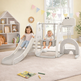 Kids Montessori Play Swing & Slide Set | Basketball | Indoor Outdoor | 3 colours | 18m+