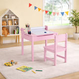 Children's Montessori Homework Desk & Ergonomic Spine-Supporting Chair | Paper Roll | White | 3 Years+