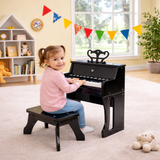 Montessori Learn with Lights Table Top or Stand Alone E-Piano with Optional Stool | Black