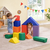Large Indoor Soft Play Equipment | Montessori 11 Piece Foam Play Set | Primary Colours | 1-3 years