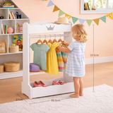 kids clothes rail montessori bedroom storage