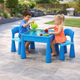children's sand and water play table blue