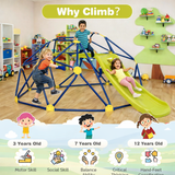 kids outdoor climbing frame with slide garden play