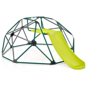 Geometric Dome Climber with Slide and Fabric  Grey