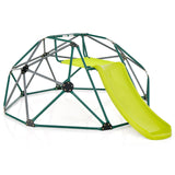 Geometric Dome Climber with Slide and Fabric Cushion Grey
