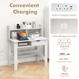 Student computer desk with charging ports UK