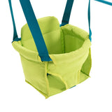 Baby first swing with soft fabric seat