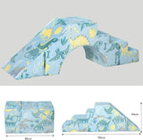Glow-in-the-Dark Versatile Soft Fleece Pikler Modular Soft Play Equipment | Removable & Washable in a Dinsoaur theme