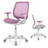Children's Height Adjustable Ergonomic Children Desk Chair | Childrens Swivel Chair| Purple