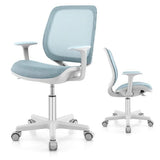 Children's Height Adjustable Ergonomic Children Desk Chair | Childrens Swivel Chair| Pale Blue