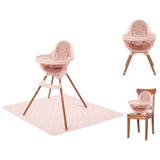 5-in-1 Grow-with-me Baby High Chair | 5-Point Harness | Booster Seat | Low Chair | Rose | 6m - 5 Years