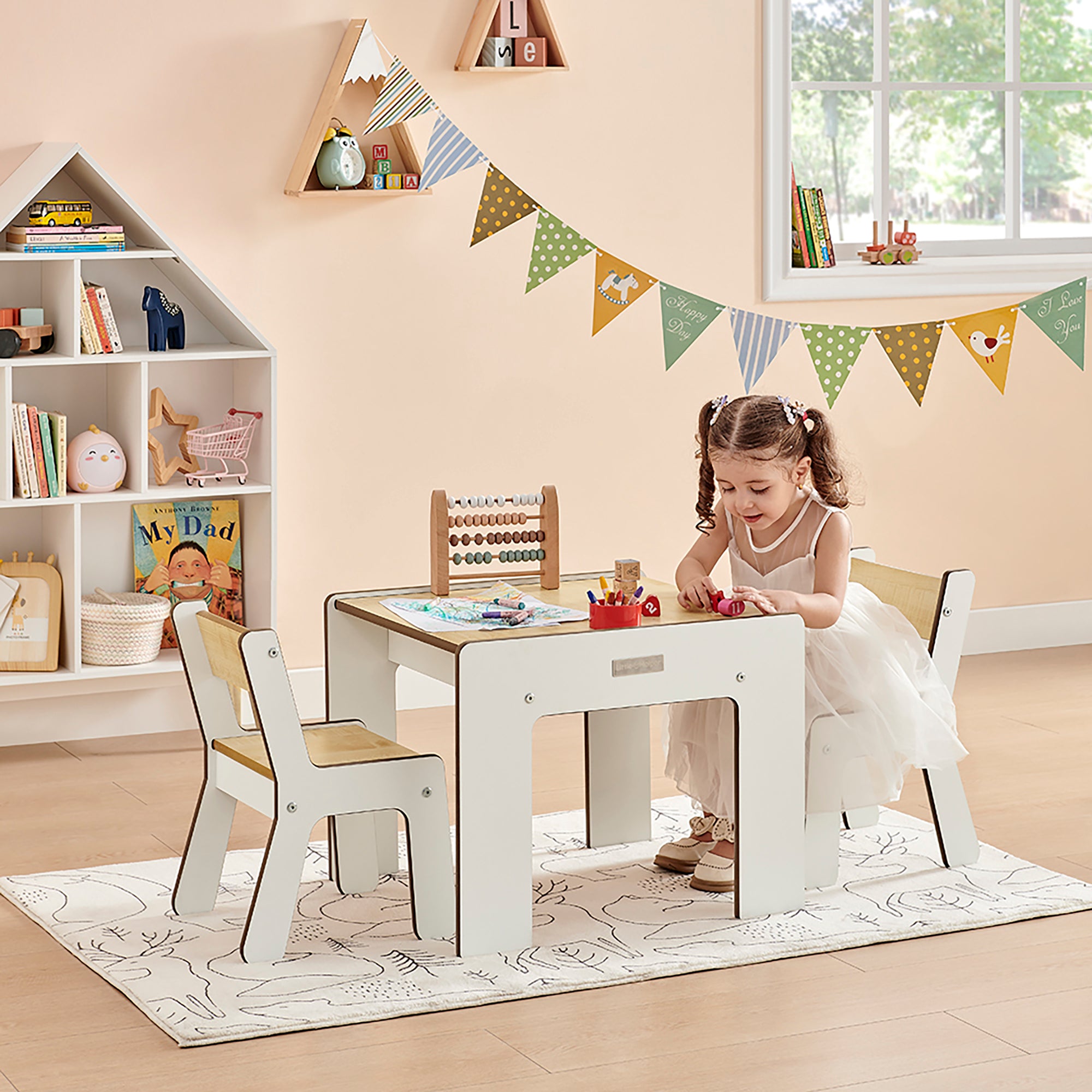 ボーネルンド 机 椅子セット