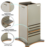 FunPod Original Toddler Tower | The Safest Learning Tower | Grey Finish