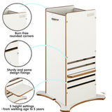 FunPod Original Toddler Tower | The Safest Learning Tower | White Finish