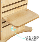 FunPod Original Toddler Tower | The Safest Learning Tower | Natural Finish