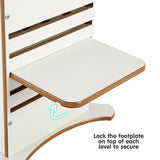 FunPod Original Toddler Tower | The Safest Learning Tower | White Finish