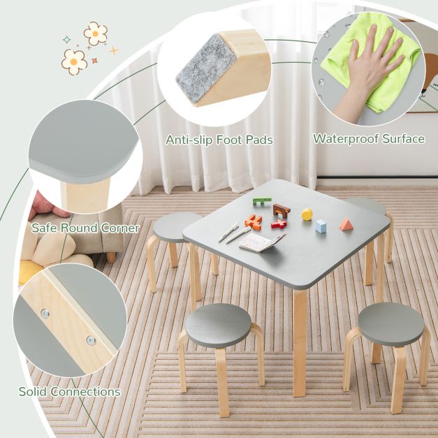 Kids table deals with stools
