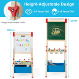 Adjustable Kids Wooden Art Easel