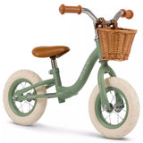Metal Vintage 10" Wheels Balance Bike with Basket
