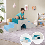 Montessori Soft Play Set | Climb and Crawl Foam Blocks for Infant Baby and Toddlers