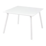 Ensemble table et 2 chaises en bois licorne pour enfant | Blanc | 2 ans +