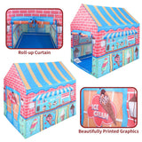 Tenda da gioco pop-up per gelateria per bambini | Gioco di ruolo divertente | Den