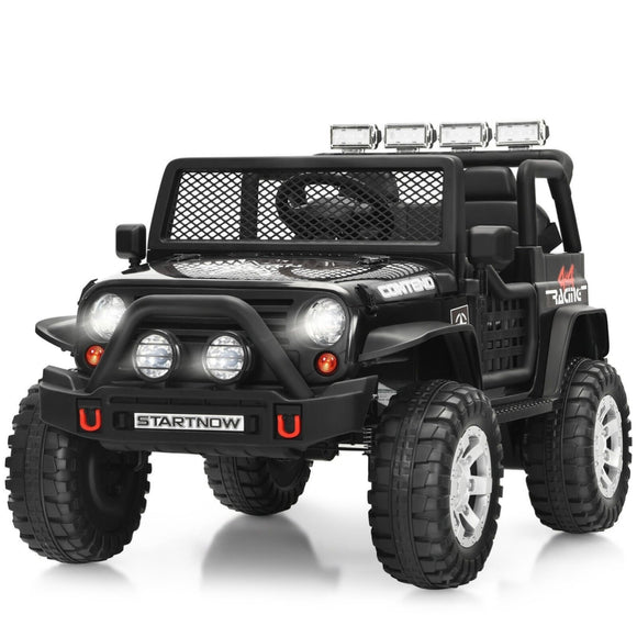 12V Ride On Electric Toy Truck | Remote Control with LED Lights | 3+ Years | 3 Colour Options