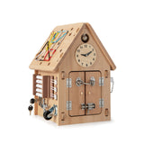 Деревянная сенсорная доска Монтессори | Развивающая игрушка для малышей | Внутреннее место для хранения вещей
