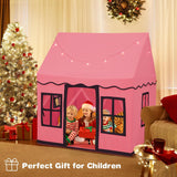Children’s Play House | Wendy House | Windows and Fairy Lights | Cream