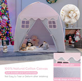 Children’s Large Playhouse Tent | Wendy House | Playhouse | Pink & Grey