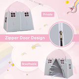 Children’s Large Playhouse Tent | Wendy House | Playhouse | Pink & Grey