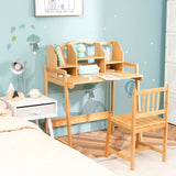 This eco-friendly children’s desk and chair set is a perfect addition to any bedroom or playroom.