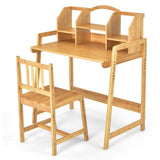 The height of the desk and chair can easily be adjusted into 5 different positions as your child grows.