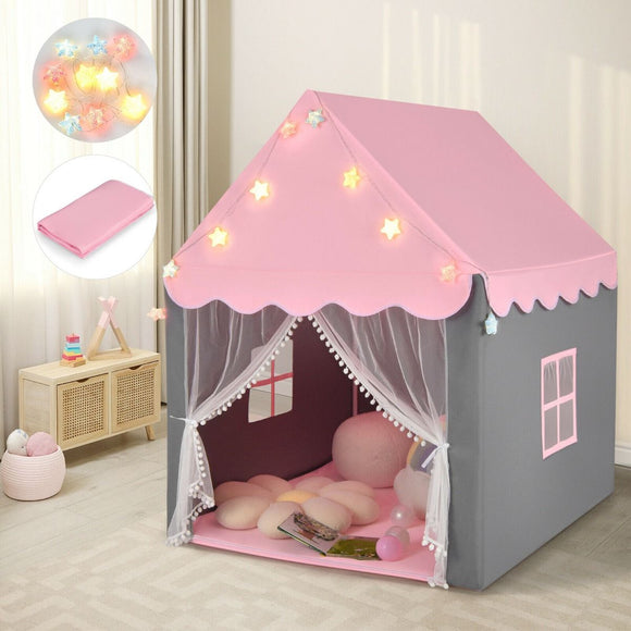 Allow your child to have a little playhouse of their own, with star shaped fairy lights to set the cosy mood.