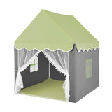 Duży namiot do zabawy dla dzieci | Okna i światła gwiazd | Zmywalna mata | 3 opcje kolorów