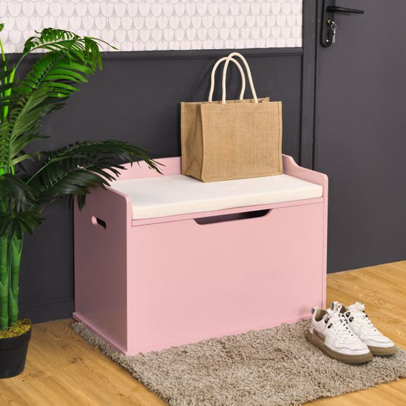 This includes a safety-hinged lid that opens easily and closes gradually. 
