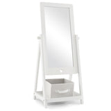 Free standing mirror with tilting design