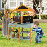 Montessori Wooden Mud Kitchen | Root Viewing Planter | Indoor and Outdoor Use | 3 Years +