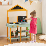 Montessori Wooden Mud Kitchen | Root Viewing Planter | Indoor and Outdoor Use | 3 Years +