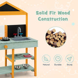 Montessori Wooden Mud Kitchen | Root Viewing Planter | Indoor and Outdoor Use | 3 Years +