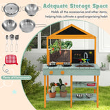 Montessori Wooden Mud Kitchen | Root Viewing Planter | Indoor and Outdoor Use | 3 Years +