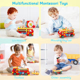 Wooden Montessori Toy Truck | Workbench | Wooden Tools Playset | 62pcs | 36m+