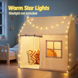 Children’s Large Montessori Wendy House | Play House | 1.3m High | Cream | 3-8 Years